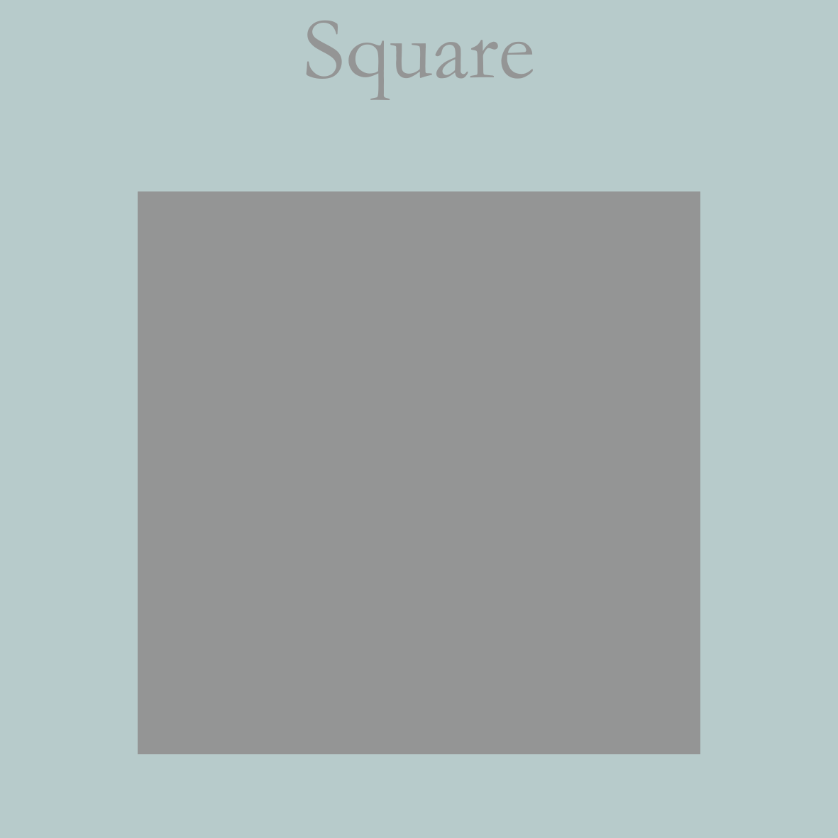 Acrylic Craft Blank - White Square