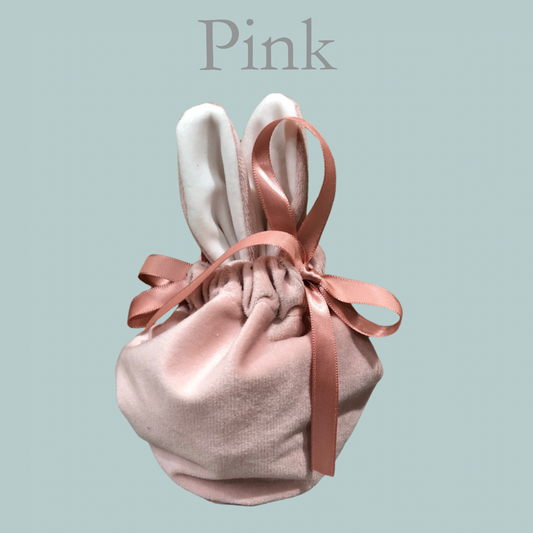 Easter Bunny Pouch - Pink