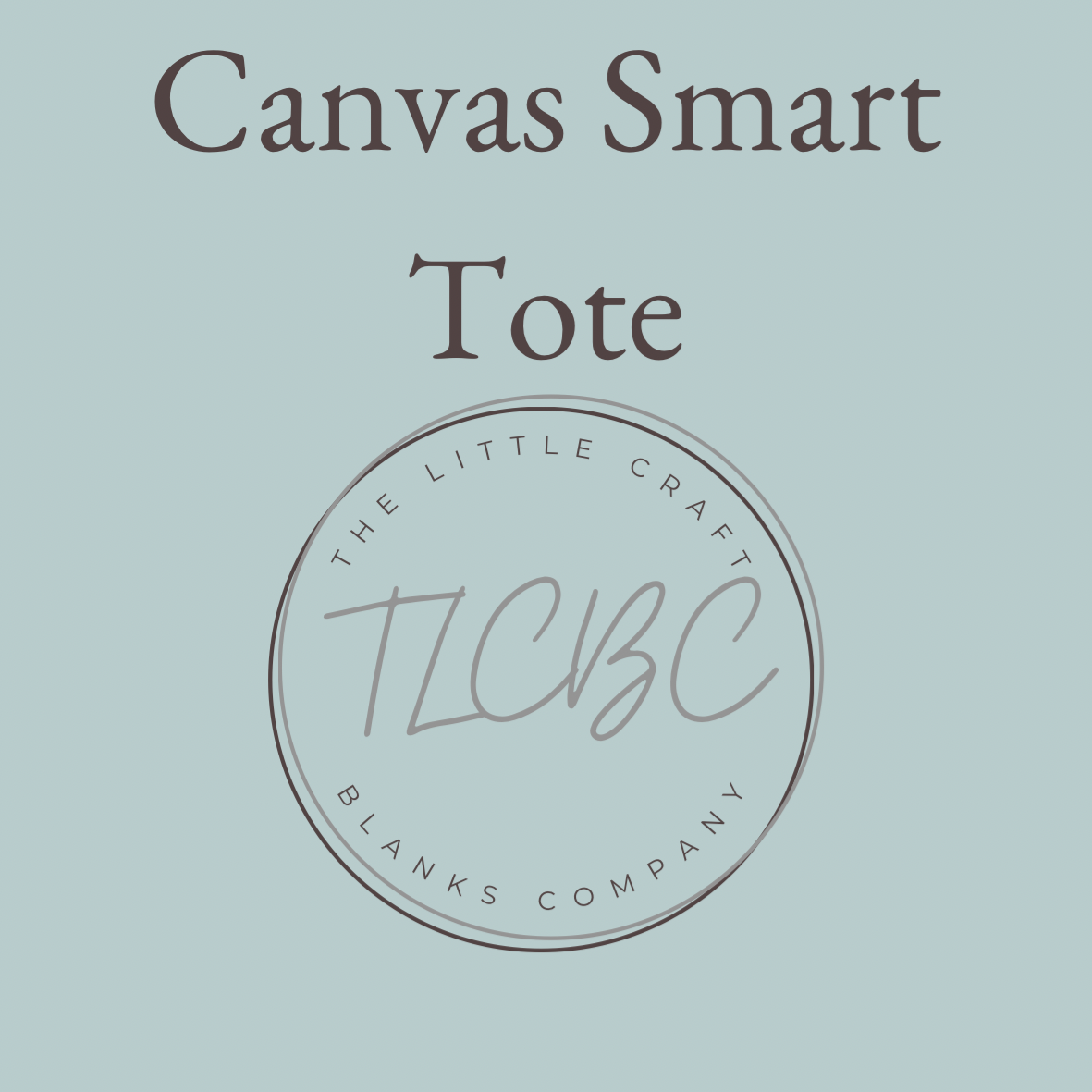 Canvas Smart Tote - Black