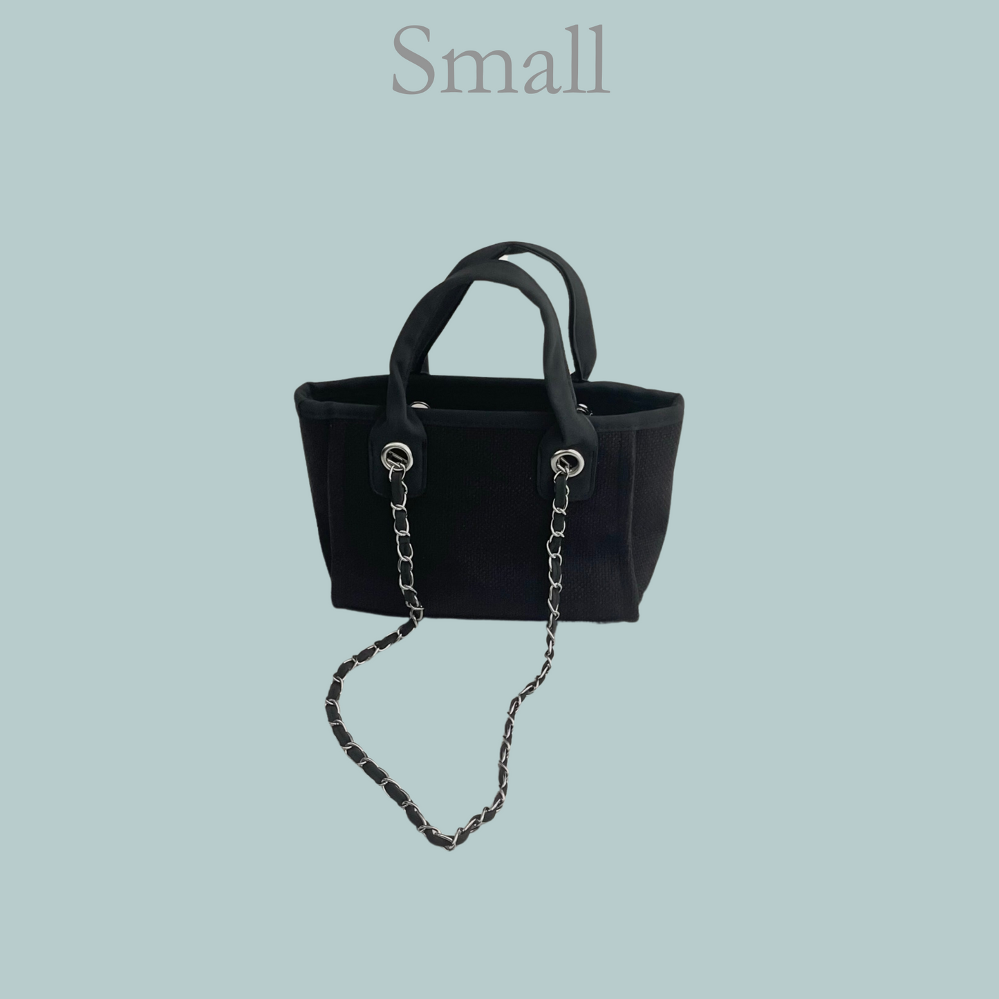 Small Canvas Tote - Black